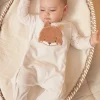 Baby Jumpsuits-Sergent Major Heather beige BABYGROW
