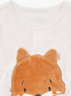 Baby Jumpsuits-Sergent Major Heather beige BABYGROW