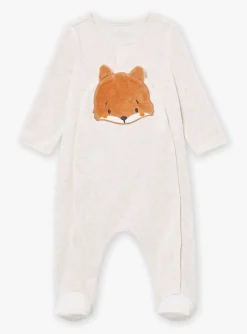 Baby Jumpsuits-Sergent Major Heather beige BABYGROW