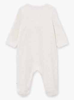 Baby Jumpsuits-Sergent Major Heather beige BABYGROW