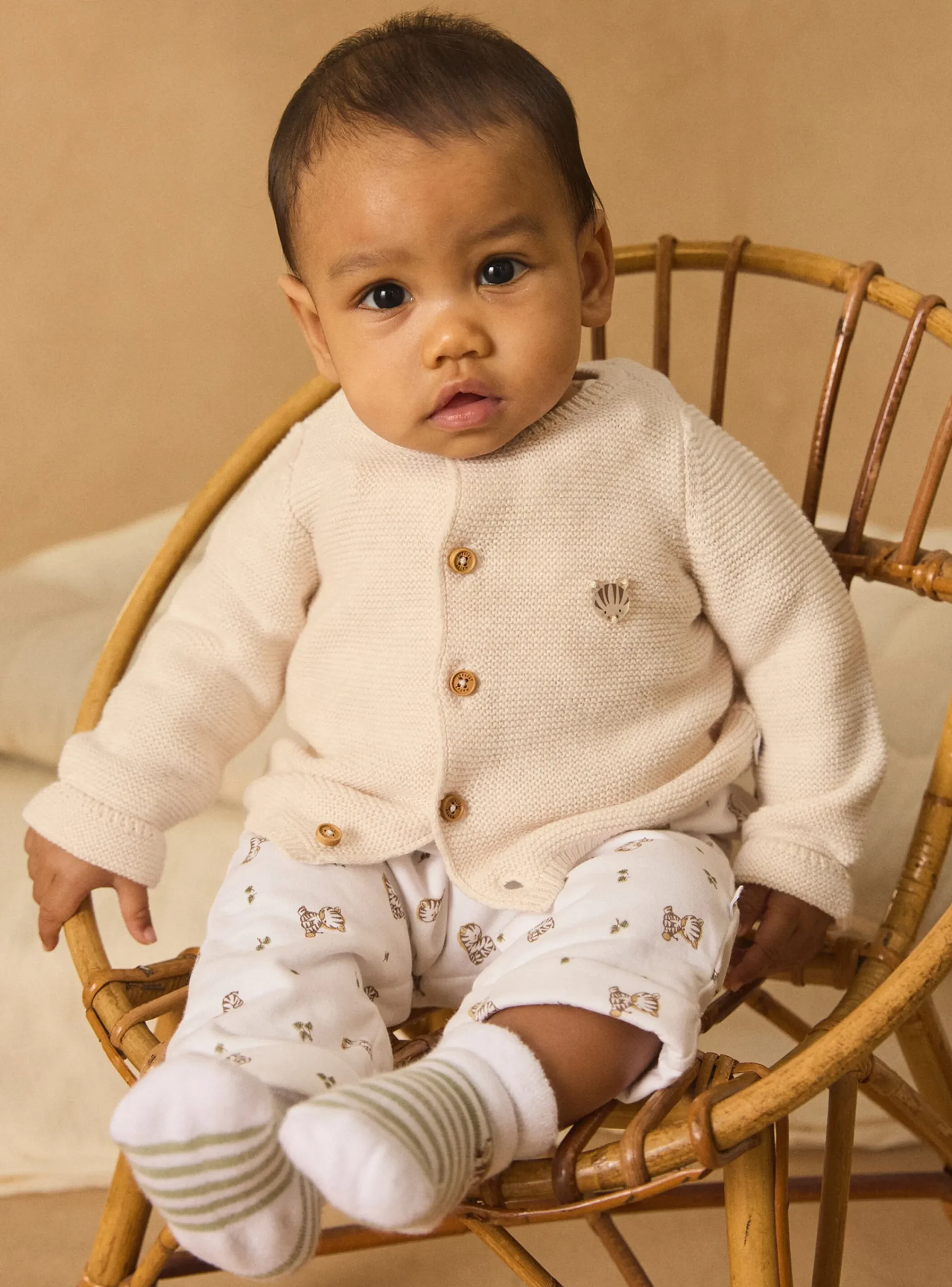 Coat, Cardigan-Sergent Major Heather beige CARDIGAN