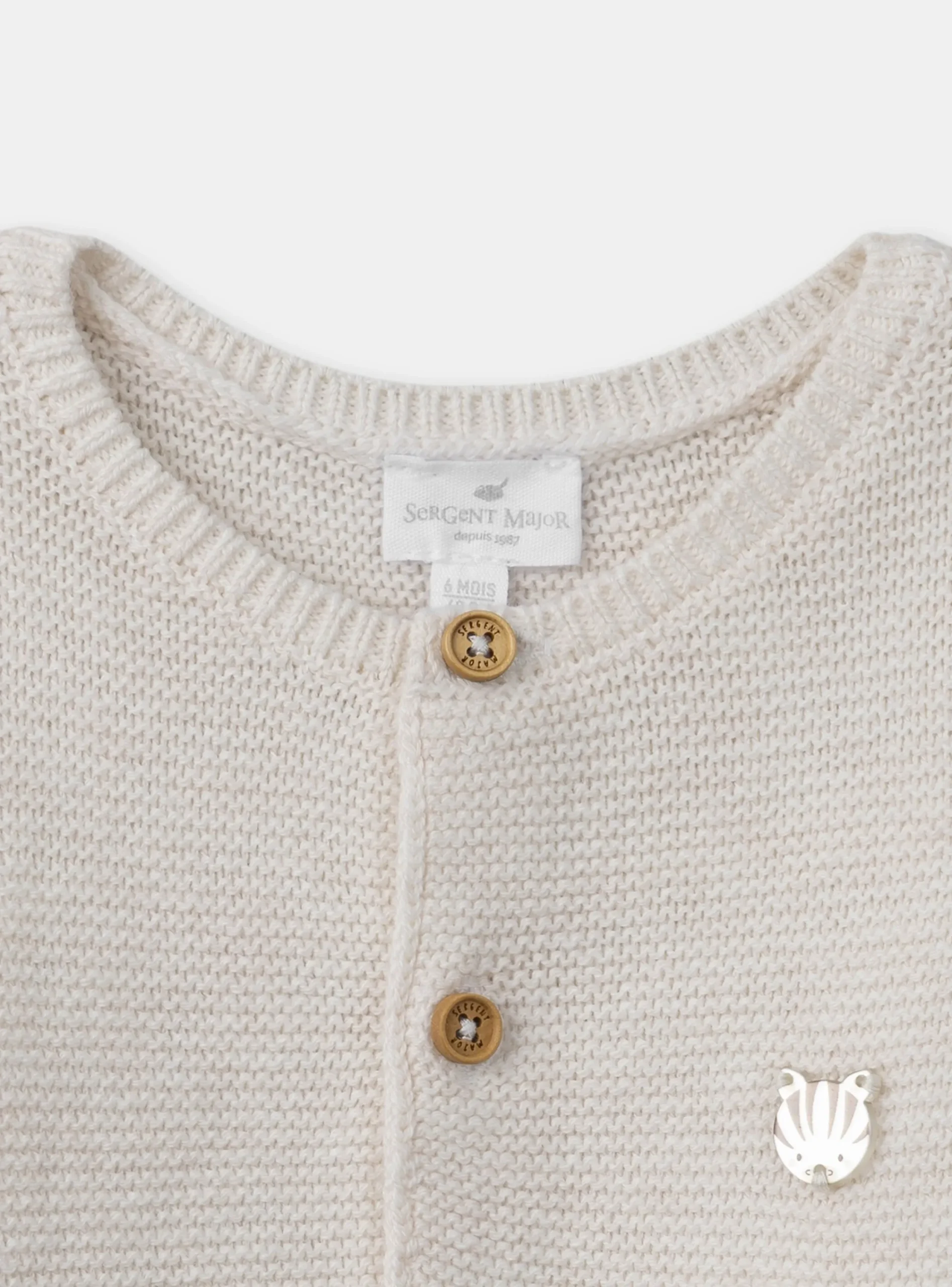 Coat, Cardigan-Sergent Major Heather beige CARDIGAN