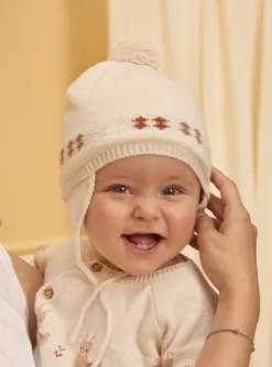 Hat, Mittens-Sergent Major Heather beige HAT