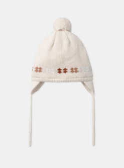 Hat, Mittens-Sergent Major Heather beige HAT