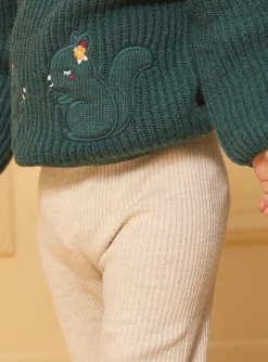 Trousers, Jeans | Trousers, Jeans-Sergent Major Heather beige LEGGINGS (bottom)