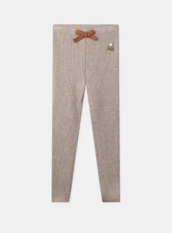 Trousers, Jeans And Legging-Sergent Major Heather beige LEGGINGS (bottom)