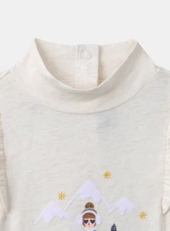 Shirt, T-shirt-Sergent Major Heather beige TEE SHIRT LS