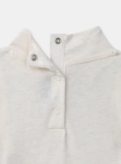 Shirt, T-shirt-Sergent Major Heather beige TEE SHIRT LS