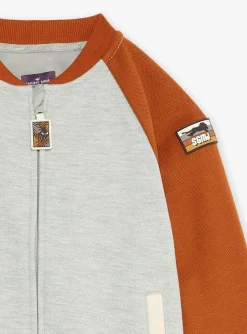 Knitwear, Sweater, Cardigan-Sergent Major Heather grey KIDS CARDIGAN