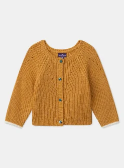 Knitwear, Sweater, Cardigan | Knitwear, Sweater, Cardigan-Sergent Major Heather yellow CARDIGAN