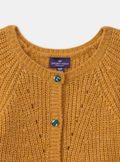 Knitwear, Sweater, Cardigan | Knitwear, Sweater, Cardigan-Sergent Major Heather yellow CARDIGAN
