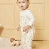 Pajamas & Rompers | Pajamas & Rompers-Sergent Major Heathered off white BABYGROW