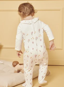 Pajamas & Rompers | Pajamas & Rompers-Sergent Major Heathered off white BABYGROW