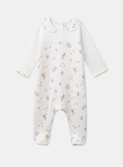 Pajamas & Rompers | Pajamas & Rompers-Sergent Major Heathered off white BABYGROW