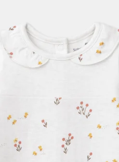 Pajamas & Rompers | Pajamas & Rompers-Sergent Major Heathered off white BABYGROW