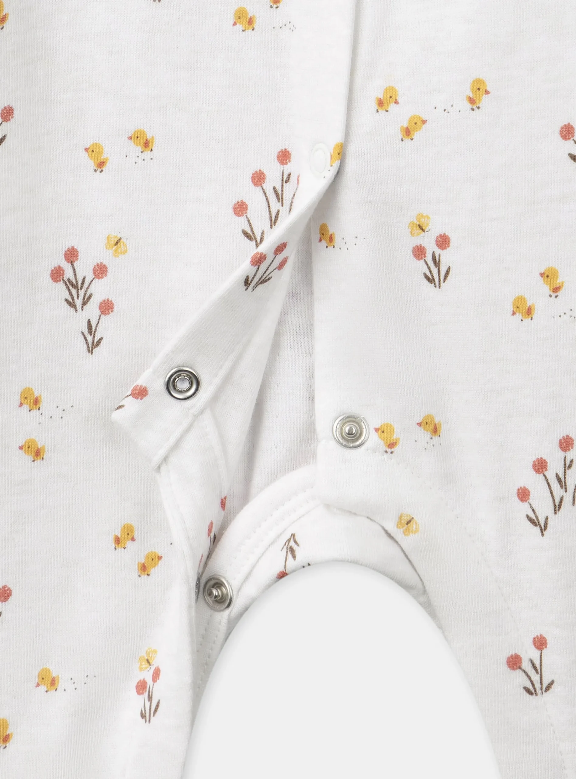 Pajamas & Rompers | Pajamas & Rompers-Sergent Major Heathered off white BABYGROW