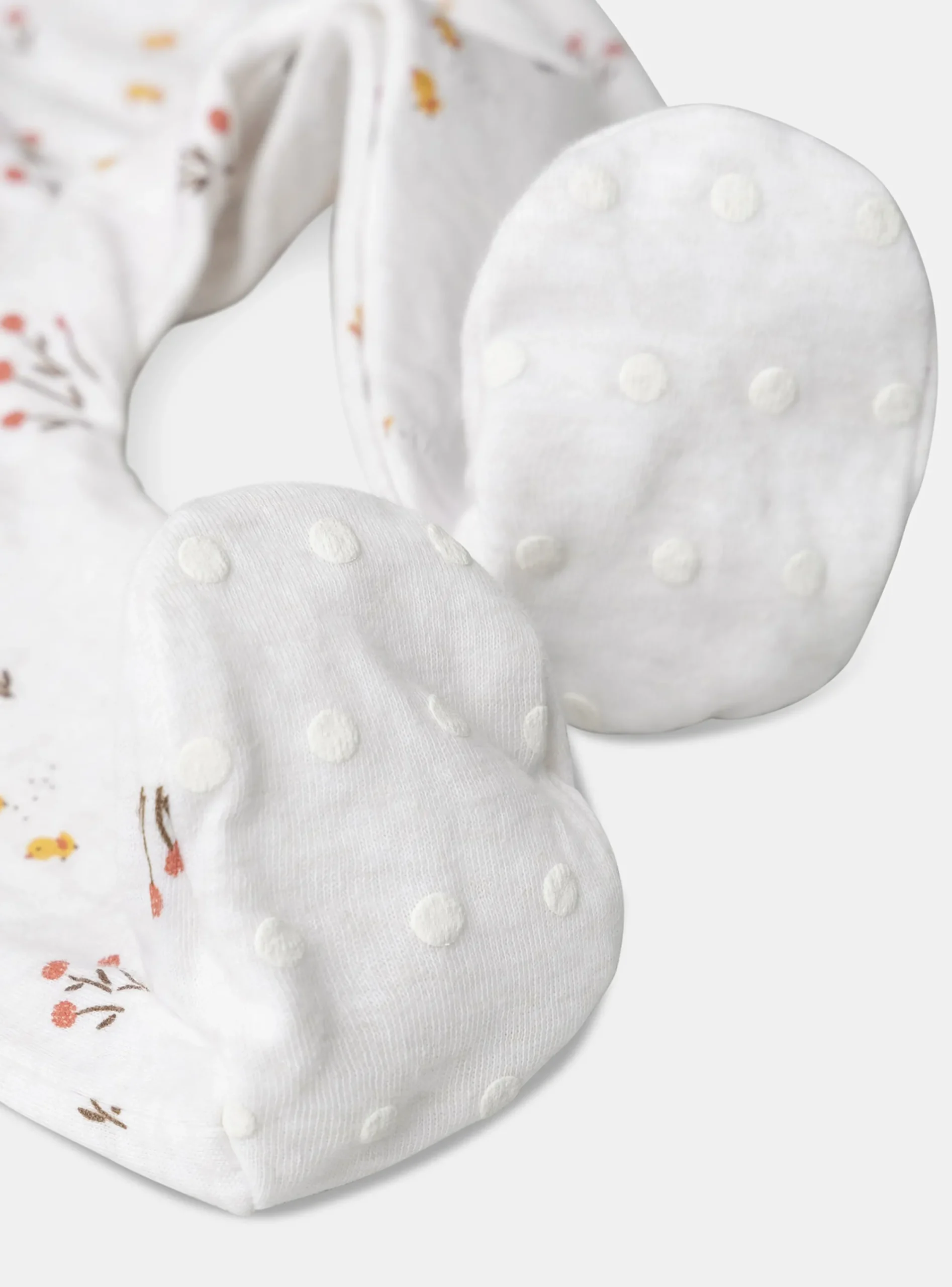 Pajamas & Rompers | Pajamas & Rompers-Sergent Major Heathered off white BABYGROW