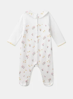 Pajamas & Rompers | Pajamas & Rompers-Sergent Major Heathered off white BABYGROW