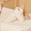 Hat, Mittens-Sergent Major Heathered off white SLIPPERS
