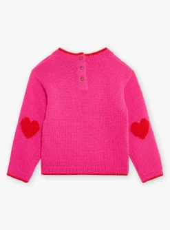 Knitwear, Sweater, Cardigan-Sergent Major Hello magenta sweater