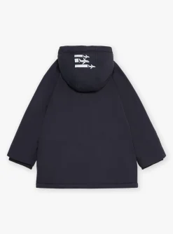 Coat, Parka, Jacket-Sergent Major 3 in 1 waterproof hooded parka dark blue