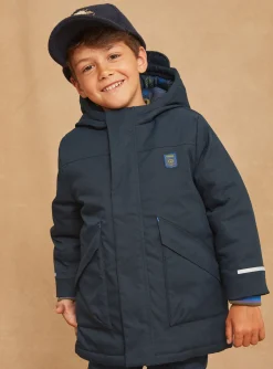 Coat, Parka, Jacket-Sergent Major 3 in 1 waterproof parka navy blue with hood