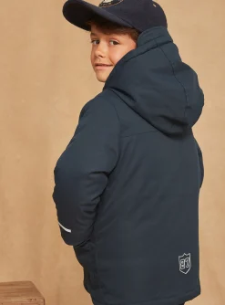 Coat, Parka, Jacket-Sergent Major 3 in 1 waterproof parka navy blue with hood