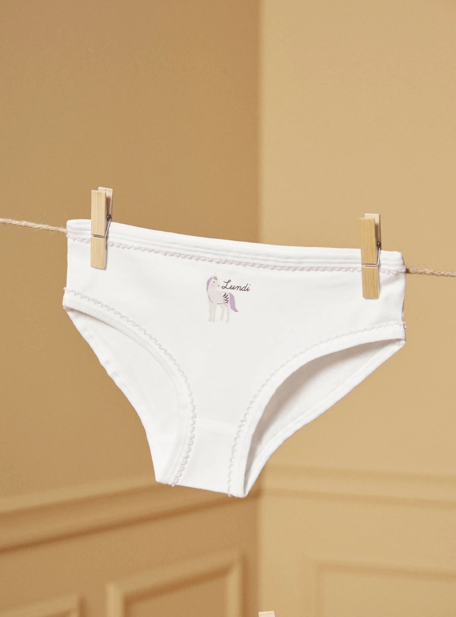 Underwear, Socks, Tights-Sergent Major Ivory BRIEFS / PANTY RIB