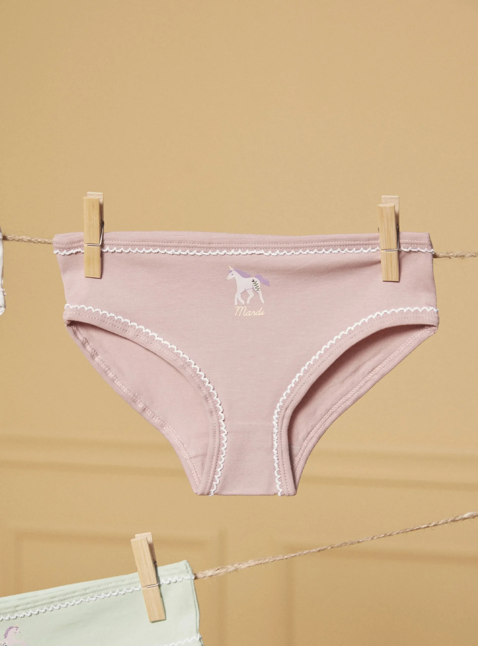 Underwear, Socks, Tights-Sergent Major Ivory BRIEFS / PANTY RIB