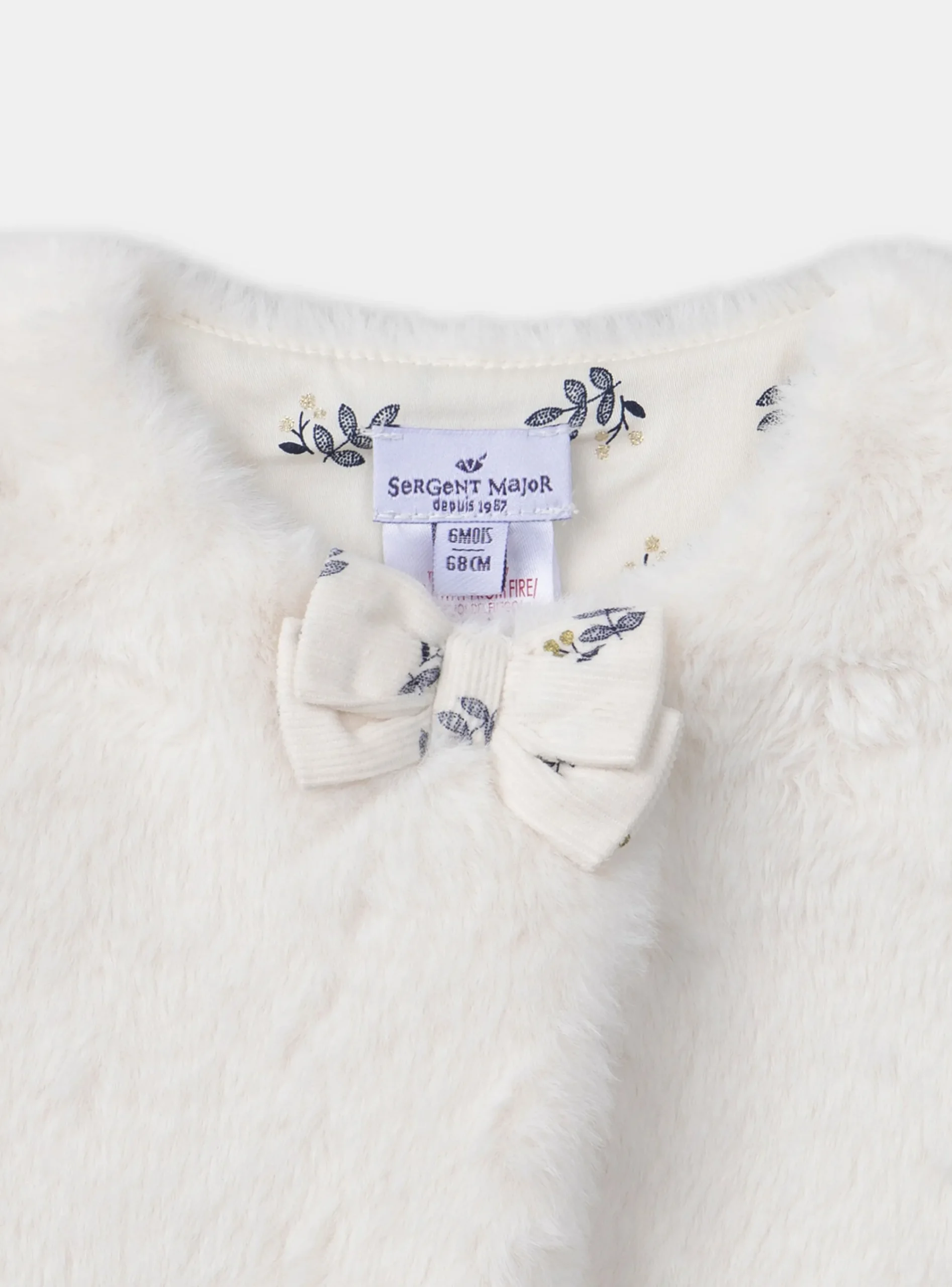 Knitwear, Sweater, Cardigan | Knitwear, Sweater, Cardigan-Sergent Major Ivory CARDIGAN WHITHOUT SLEEVES
