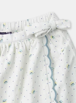 Skirt, Shorts-Sergent Major Ivory MINI SHORT SKIRT