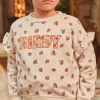 Shirt, T-shirt-Sergent Major Ivory sweatshirt with fruit print