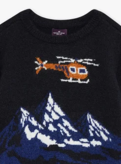Knitwear, Sweater, Cardigan-Sergent Major Jacquard noirine sweater