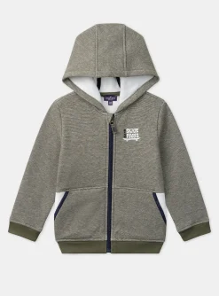 Knitwear, Sweater, Cardigan-Sergent Major Kaki KIDS CARDIGAN