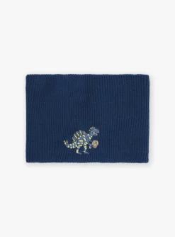 Hats | Beany, Scarf & Gloves-Sergent Major Knitted petrol blue snood