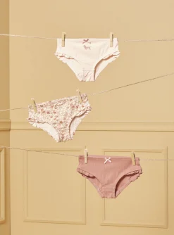 Underwear, Socks, Tights-Sergent Major Light beige BRIEFS / PANTY RIB