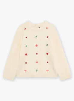 Knitwear, Sweater, Cardigan-Sergent Major Light beige cable-knit sweater