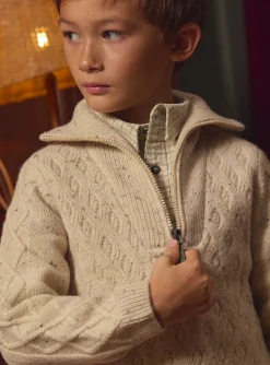 Knitwear, Sweater, Cardigan-Sergent Major Light beige PULLOVER