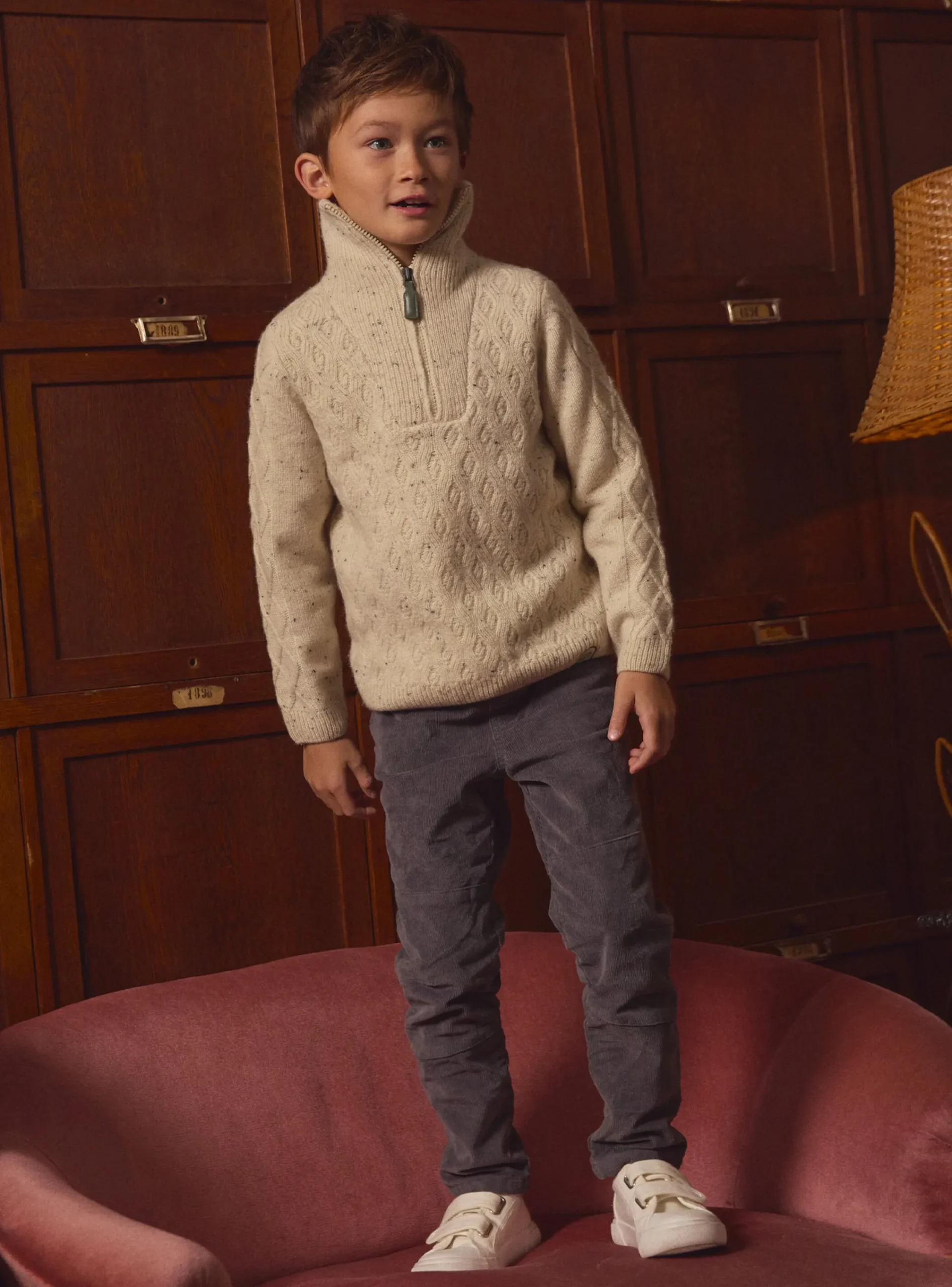 Knitwear, Sweater, Cardigan-Sergent Major Light beige PULLOVER