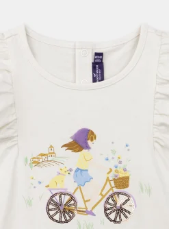Shirt, T-shirt-Sergent Major Light beige TEE SHIRT SS