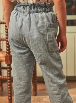 Trousers, Jeans And Legging-Sergent Major Light blue jeans
