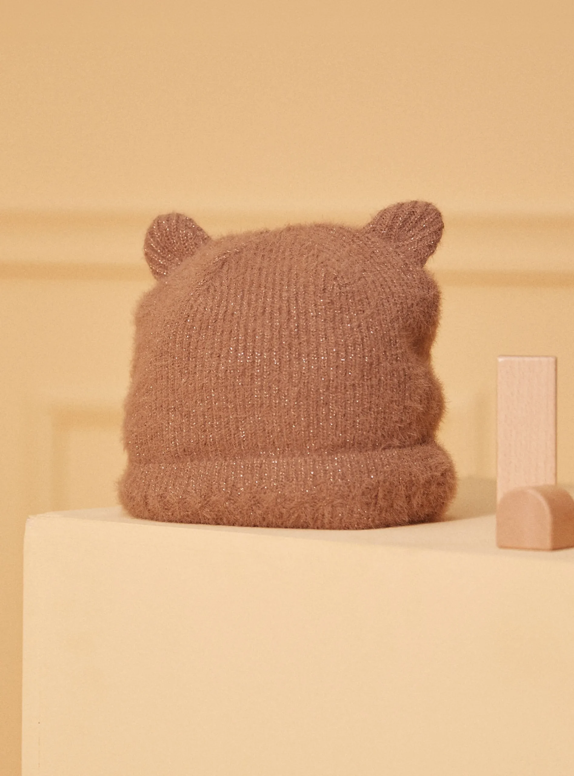 Hat, Scarf | Beany, Scarf, Gloves-Sergent Major Light brown BEANY