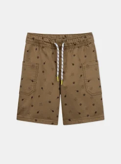 Bermuda Shorts-Sergent Major Light brown BERMUDA