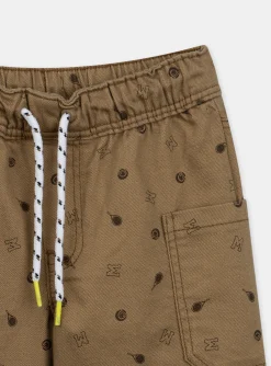Bermuda Shorts-Sergent Major Light brown BERMUDA