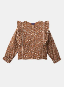 Shirt, T-shirt-Sergent Major Light brown BLOUSE