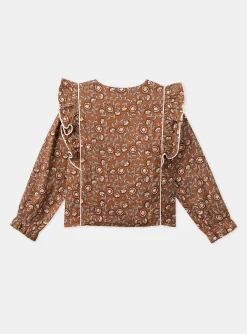 Shirt, T-shirt-Sergent Major Light brown BLOUSE