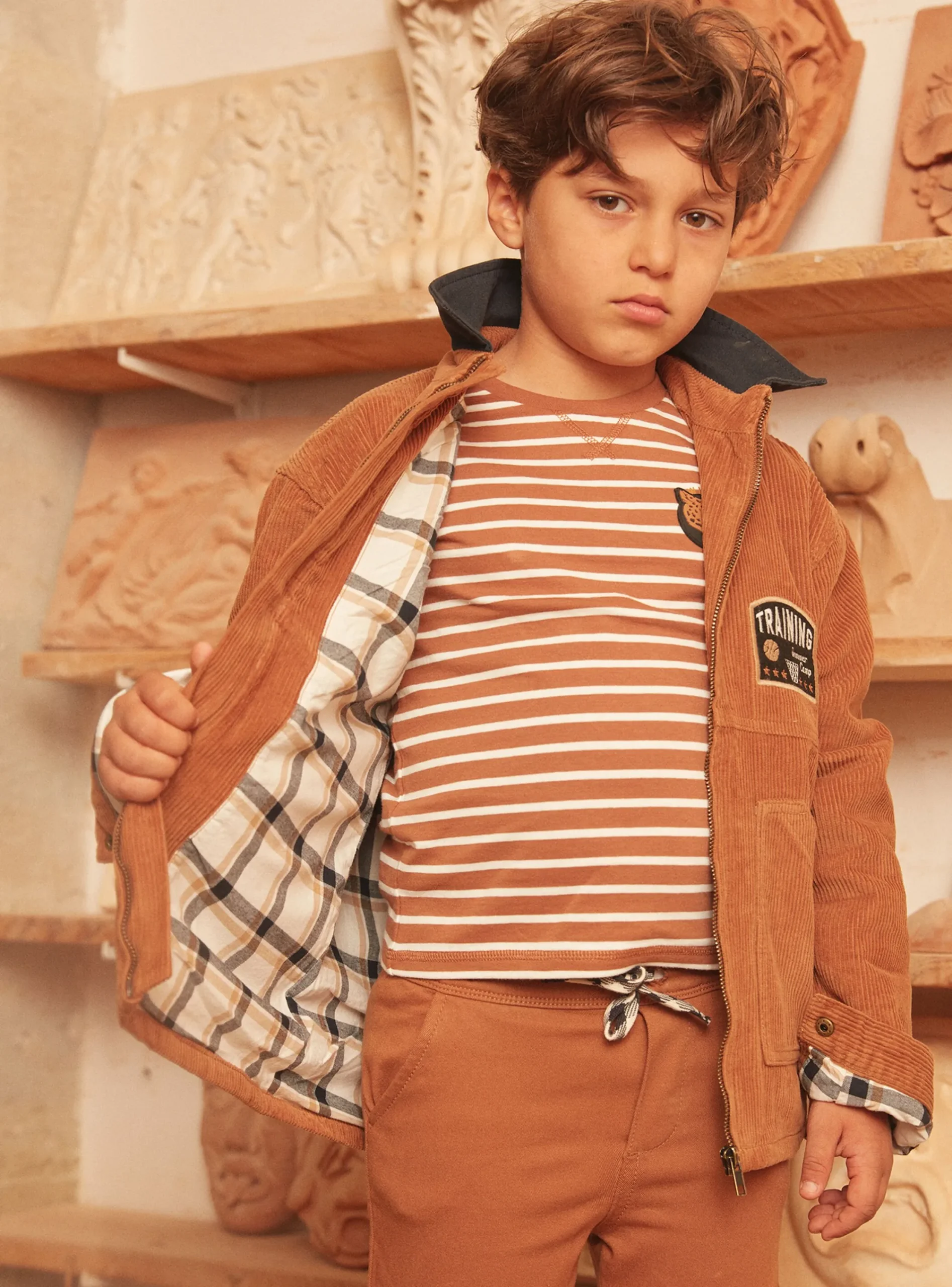 Coat, Parka, Jacket-Sergent Major Light brown JACKET group size
