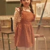 Dress-Sergent Major Light brown JUMPER DRESS