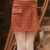 Skirt, Shorts-Sergent Major Light brown MINI SHORT SKIRT