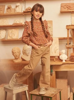 Trousers, Jeans And Legging-Sergent Major Light brown PANTS